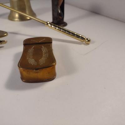 Sale Photo Thumbnail #435: Collection of Brass Home Decor.  Please see all pictures for selection.