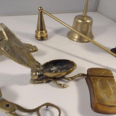 Sale Photo Thumbnail #431: Collection of Brass Home Decor.  Please see all pictures for selection.