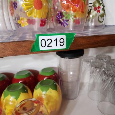 Large Lot of Glasses , Stemware, Tumblers