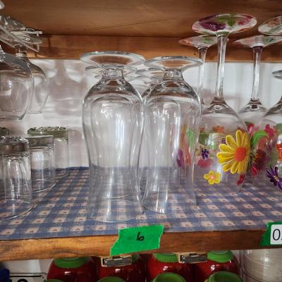 Large Lot of Glasses , Stemware, Tumblers