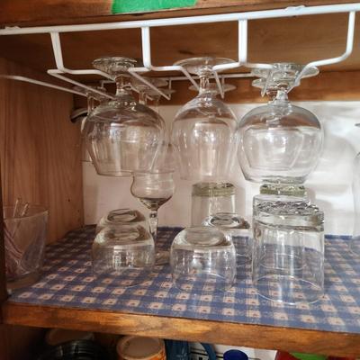 Large Lot of Glasses , Stemware, Tumblers