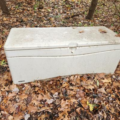 Large Lifetime Outdoor Patio Storage Box 60x24x27