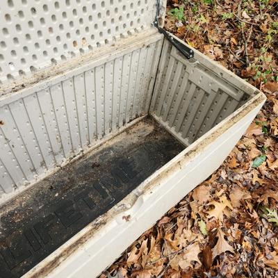 Large Lifetime Outdoor Patio Storage Box 60x24x27
