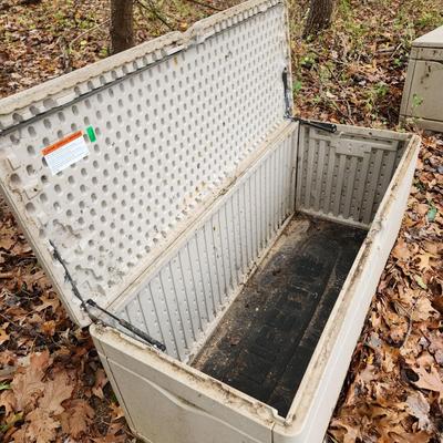 Large Lifetime Outdoor Patio Storage Box 60x24x27