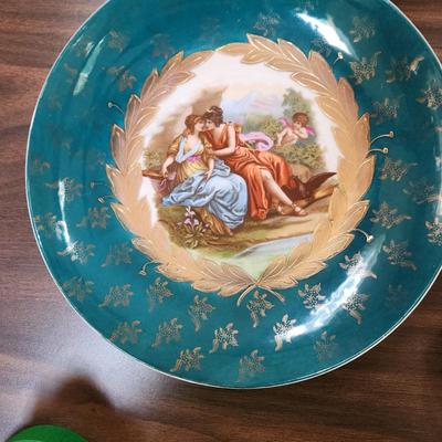 4 Vintage Collectable Plates Victoria Carlsbad Austria Made in Germany