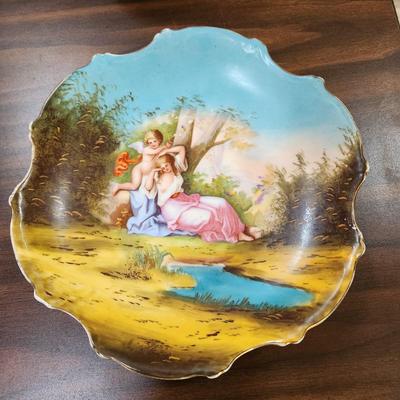 4 Vintage Collectable Plates Victoria Carlsbad Austria Made in Germany