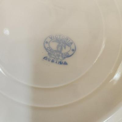 4 Vintage Collectable Plates Victoria Carlsbad Austria Made in Germany