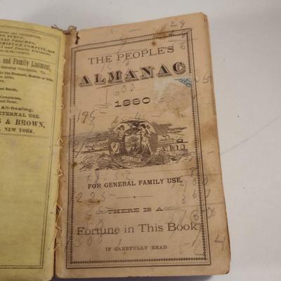Sale Photo Thumbnail #465: Antique Ransom's Family Receipt Book- Circa 1882.  Please see all pictures for condition.