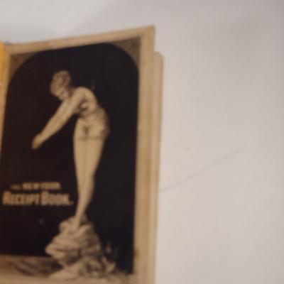 Sale Photo Thumbnail #471: Antique Ransom's Family Receipt Book- Circa 1882.  Please see all pictures for condition.