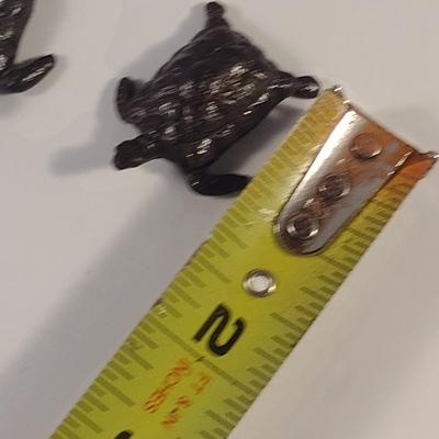 Sale Photo Thumbnail #488: Collection of Vintage Miniature Animal Figurines.  Please see all pictures for condition- dog has missing leg.