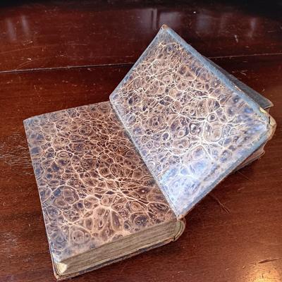 LOT 10: Silas Andrus Publishing Bible 1828, American Bible Society Bible 1884, The New Testament 1870 & The New Testament 1853