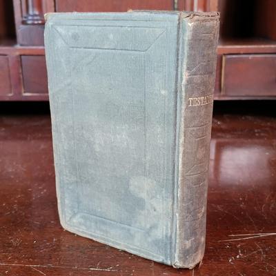 LOT 10: Silas Andrus Publishing Bible 1828, American Bible Society Bible 1884, The New Testament 1870 & The New Testament 1853