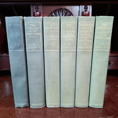 LOT 14: Set of (6) John Fox Jr Novels 1913 Charles Scribner's Sons Publishing
