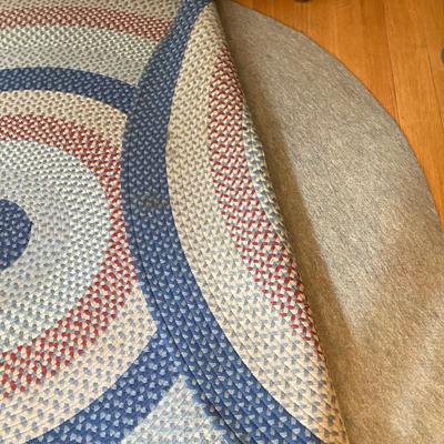 LOT 64: Round Braided Rug
