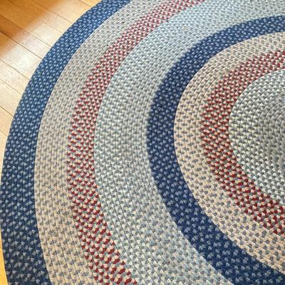 LOT 64: Round Braided Rug