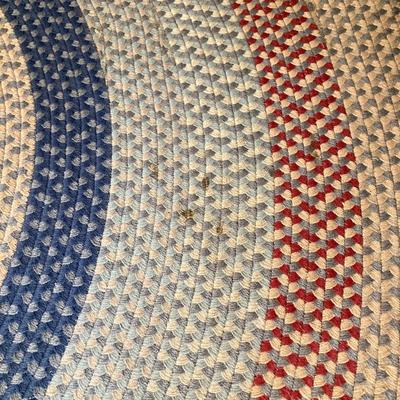 LOT 64: Round Braided Rug