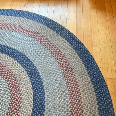 LOT 64: Round Braided Rug