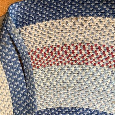 LOT 64: Round Braided Rug