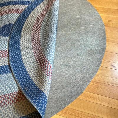 LOT 64: Round Braided Rug