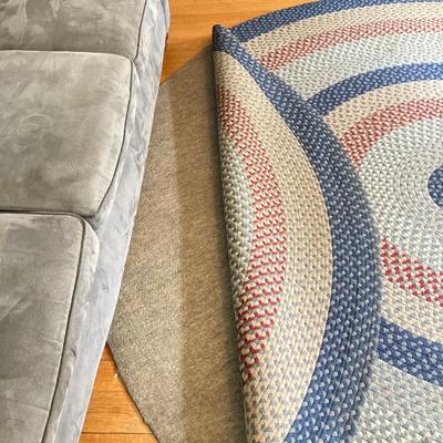 LOT 64: Round Braided Rug