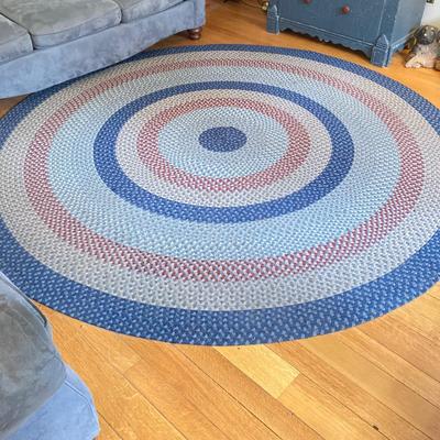 LOT 64: Round Braided Rug