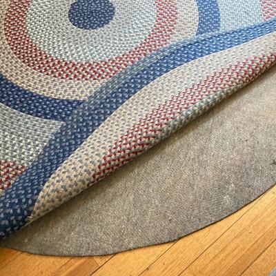 LOT 64: Round Braided Rug