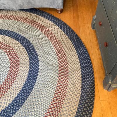 LOT 64: Round Braided Rug
