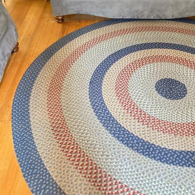 LOT 64: Round Braided Rug