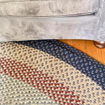 LOT 64: Round Braided Rug