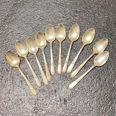 LOT 65: Homes & Edwards Inlaid and Wm Rogers Silver Plated Flatware Sets with Wood Storage Box