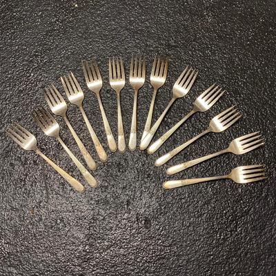 LOT 65: Homes & Edwards Inlaid and Wm Rogers Silver Plated Flatware Sets with Wood Storage Box