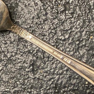 LOT 65: Homes & Edwards Inlaid and Wm Rogers Silver Plated Flatware Sets with Wood Storage Box