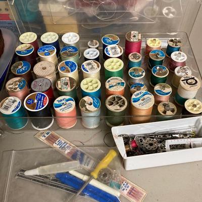 LOT 72: Collection of Sewing Notions / Crafting Tools and Supplies