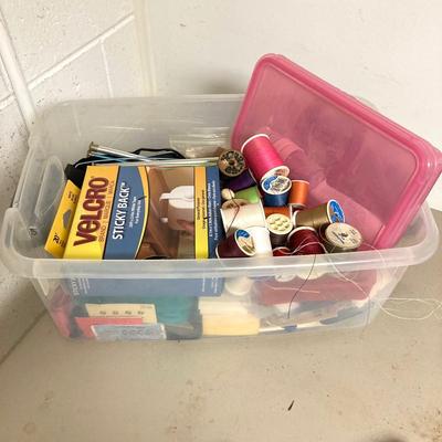 LOT 72: Collection of Sewing Notions / Crafting Tools and Supplies