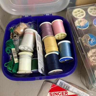 LOT 72: Collection of Sewing Notions / Crafting Tools and Supplies