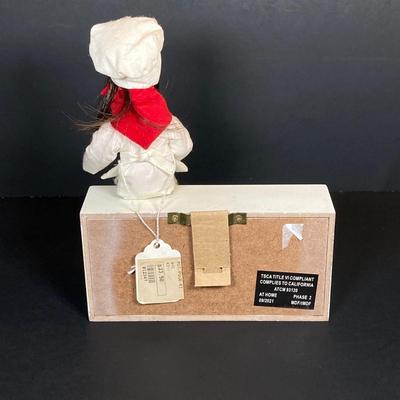 LOT 74: Byers' Choice Ltd. The Carolers Figurines - "Cries of London" Butcher, Colonial Woman Holding Basket, Box, Kindles...
