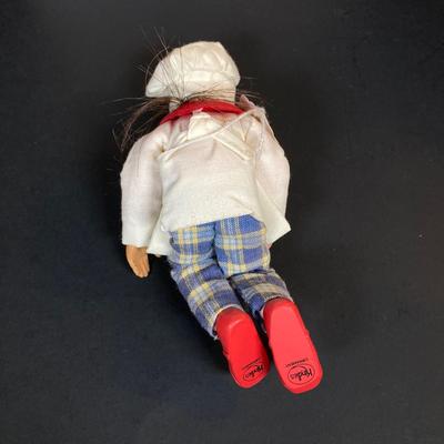 LOT 74: Byers' Choice Ltd. The Carolers Figurines - "Cries of London" Butcher, Colonial Woman Holding Basket, Box, Kindles...