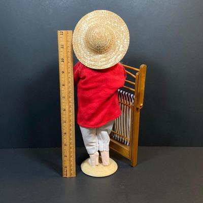 LOT 75: Byers' Choice Ltd. The Carolers Signed by Joyce Byers - Lewes, Delaware Beach Figurine