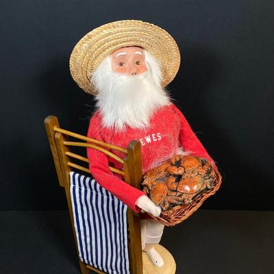 LOT 75: Byers' Choice Ltd. The Carolers Signed by Joyce Byers - Lewes, Delaware Beach Figurine