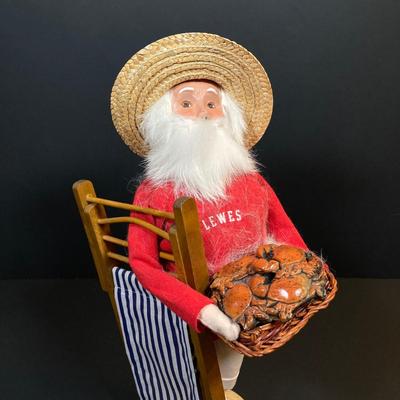 LOT 75: Byers' Choice Ltd. The Carolers Signed by Joyce Byers - Lewes, Delaware Beach Figurine