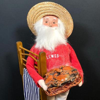 LOT 75: Byers' Choice Ltd. The Carolers Signed by Joyce Byers - Lewes, Delaware Beach Figurine