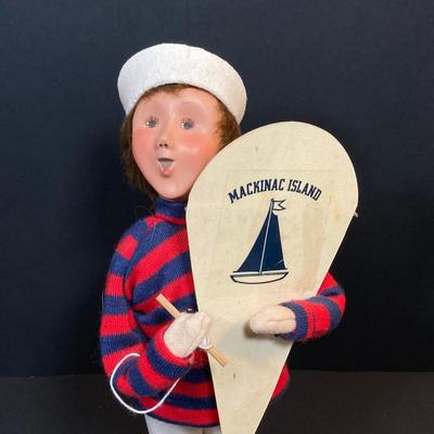 LOT 76: Byers' Choice Ltd. The Carolers - Jekyll Island and Mackinac Island Figurines and Box