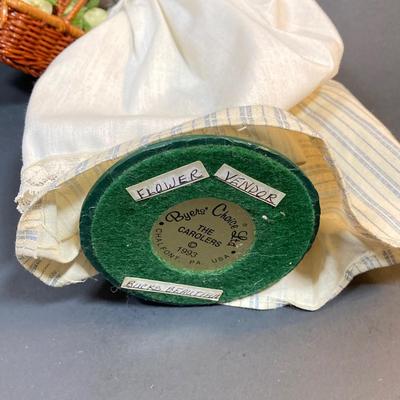 LOT 79: Byers' Choice Ltd. The Carolers - Flower Vendor Figurine with Box