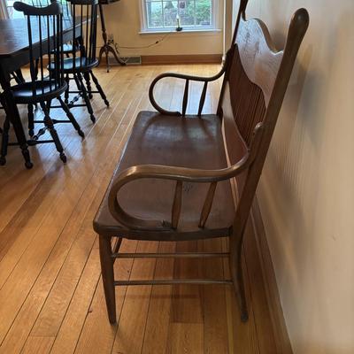 LOT 83: Vintage Brentwood Style Sette/Bench