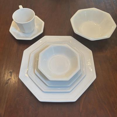 LOT 88: Johnson Brothers Heritage White China Collection