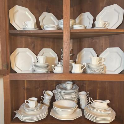 LOT 88: Johnson Brothers Heritage White China Collection