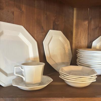 LOT 88: Johnson Brothers Heritage White China Collection