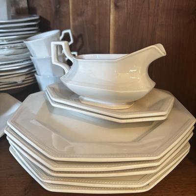LOT 88: Johnson Brothers Heritage White China Collection