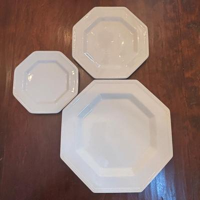 LOT 88: Johnson Brothers Heritage White China Collection