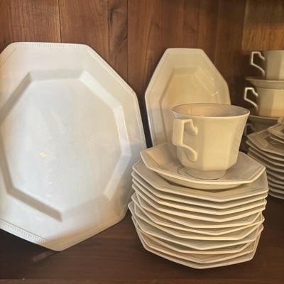 LOT 88: Johnson Brothers Heritage White China Collection